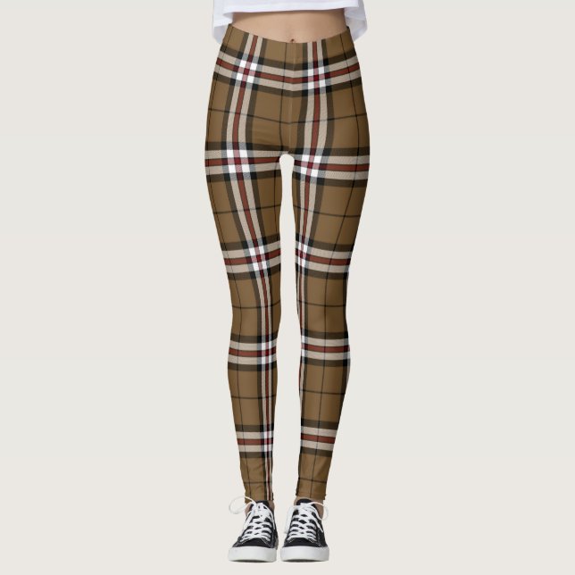 Leggings Thomson Camel Tartan (Devant)