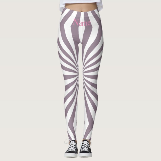 Leggings Thunder_Cove de Starburst Abstrait (Devant)
