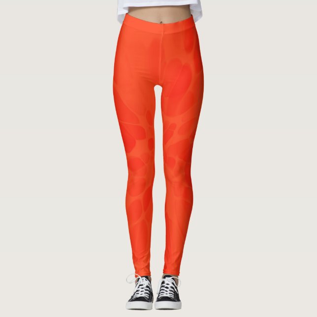 Leggings Tie-dye orange (Devant)