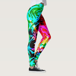 Leggings Tie Dye, Température De Feu