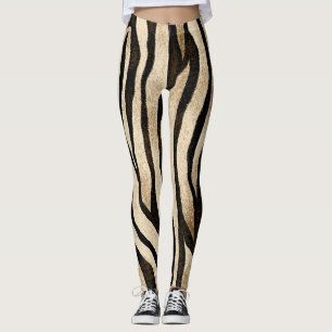 Leggings Tiger Peau Texture sans joint