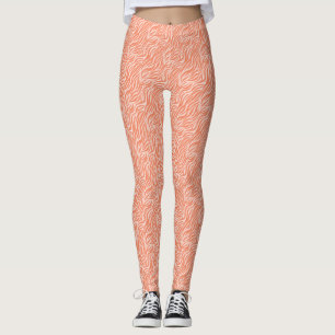 Leggings Tiger Poster de animal orange