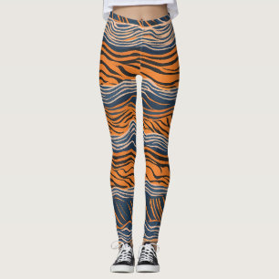 Leggings Tiger Stripes Design inspiré de la peau