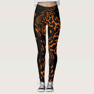 Leggings Tiger unique tendance Motif Poster de animal orang
