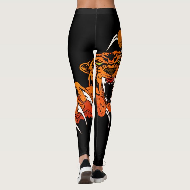 Leggings Tigers Sports Football Basket Baseball Leging (Dos)
