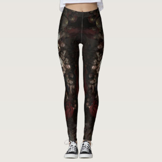 Leggings Tights design avec un tableau représentant l'ancie