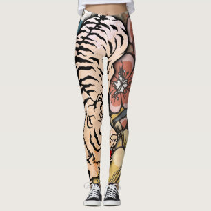 Leggings Tigre blanc