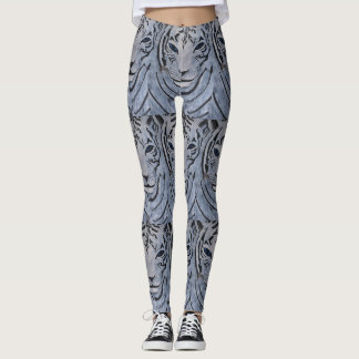 LEGGINGS TIGRE BLANC LÉGGINGS PAR PAULA VRAIMENT.