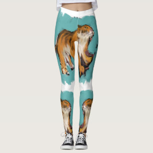 Leggings Tigre Tigre chinois Dessin original mignon Nouvel 