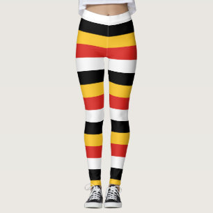 Leggings Timor-Oriental Couleurs du drapeau national Horizo