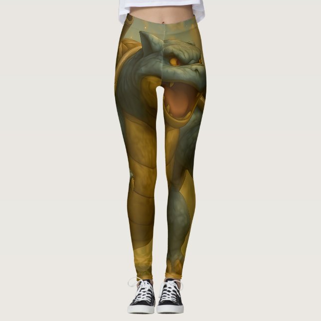 Leggings Titan en acier des ruines oubliées (Devant)