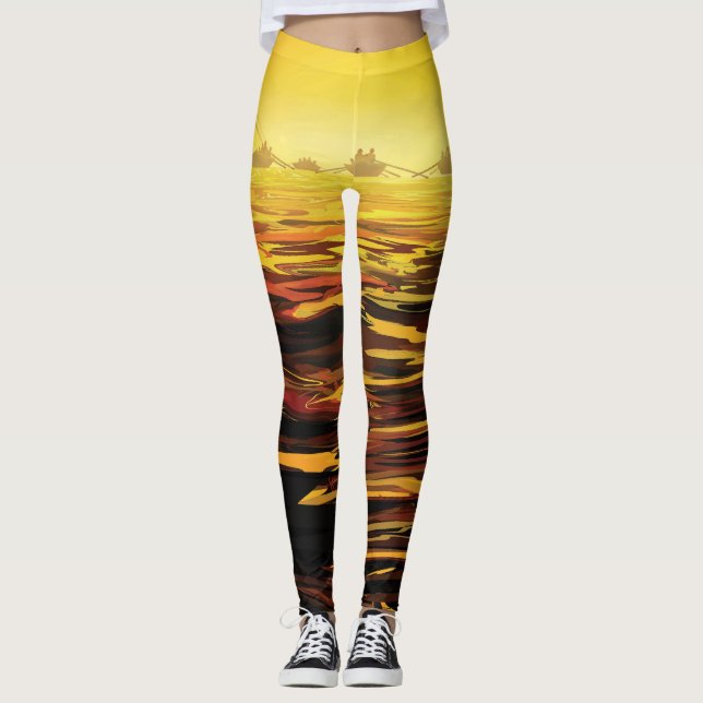 Leggings Titan plus grand satellite de la planète Saturne (Devant)