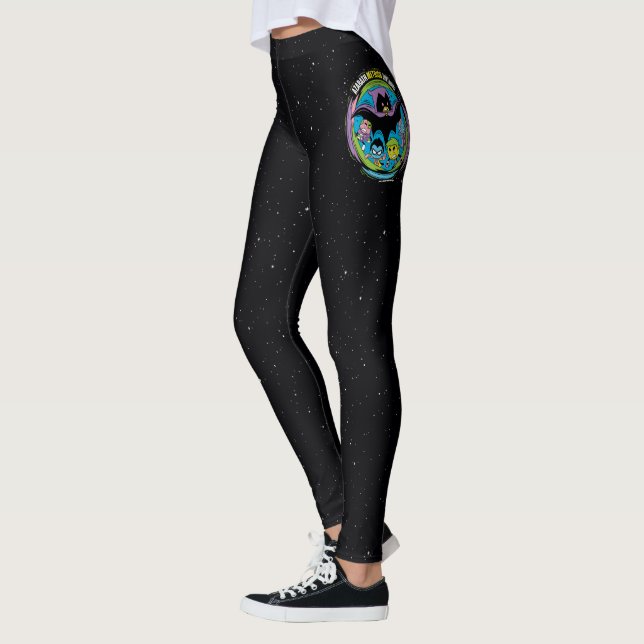 Leggings Titans Ados, allez ! | Corbeau "Azarath Metrion Zi (Gauche)