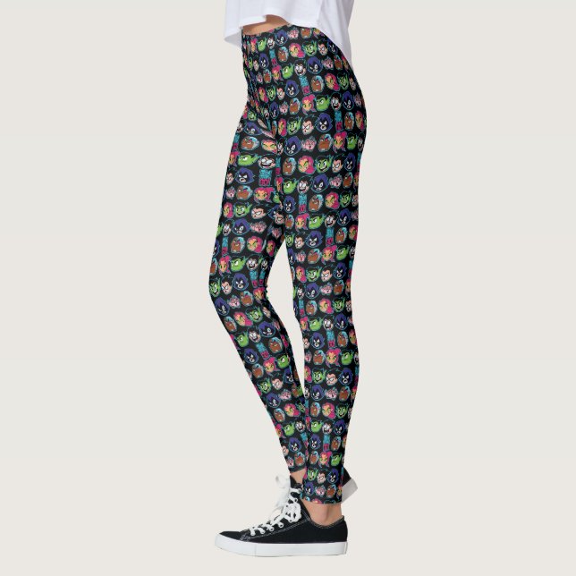 Leggings Titans Ados, allez ! | Titans Motif en chef (Gauche)