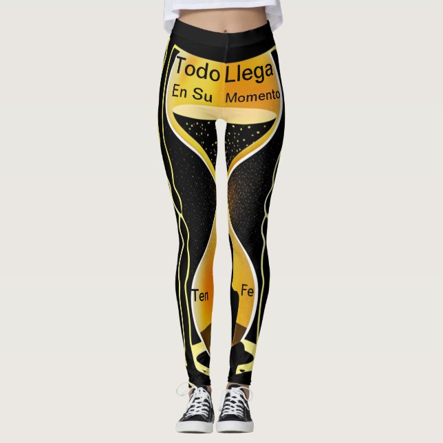 Leggings “Todo llega en su momento” – Believe in Timing  (Devant)