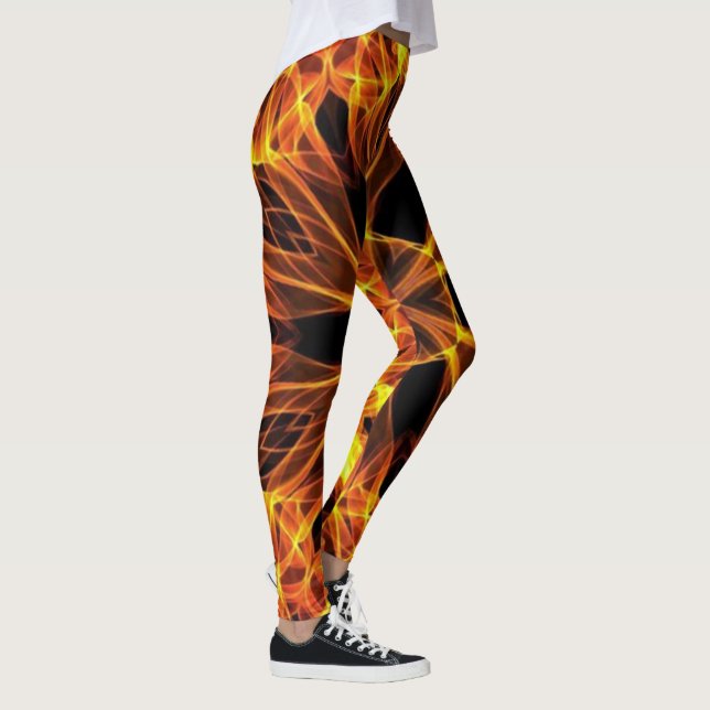 Leggings  Toile d'Araignée Dorée B ~ Hors du Creuset ~  (Droite)