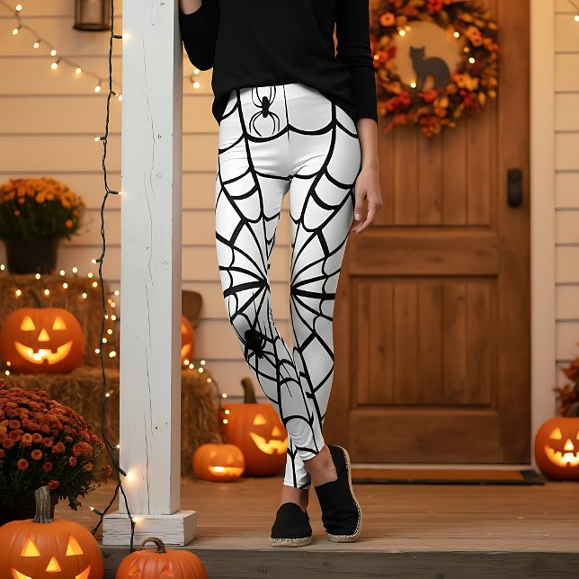 Leggings Toile d'araignée effrayante (Créateur téléchargé)