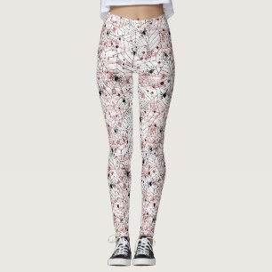 Leggings Toile d'araignée effrayante d'Halloween