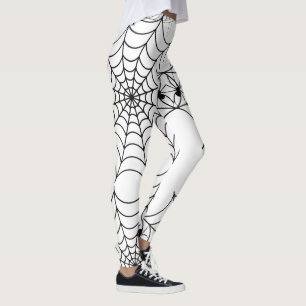 Leggings Toile d'araignée effrayante Halloween