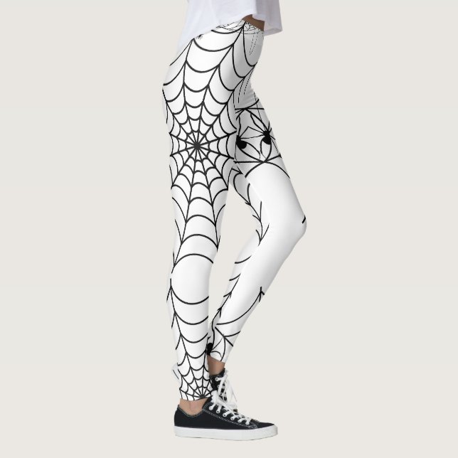 Leggings Toile d'araignée effrayante Halloween (Droite)