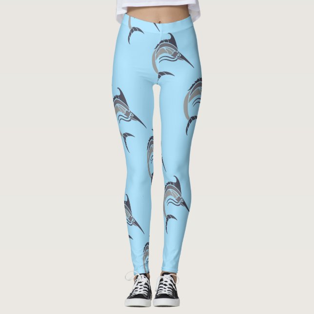 Leggings Tonnerre de poisson-épée (Devant)