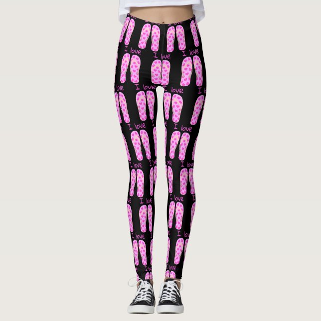 Leggings Tonnerre rose-tongs Thunder_Cove (Devant)
