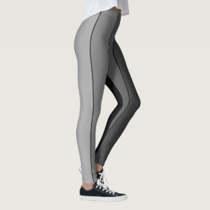 Leggings Tons gris Motif Élégant