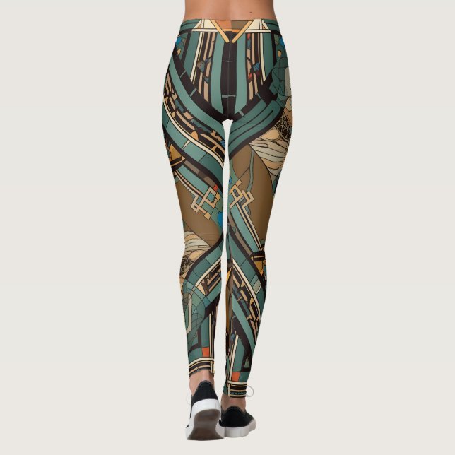 Leggings Tonton de la Terre en verre tendu (Dos)