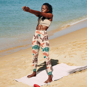 Leggings Tortue de mer vintage