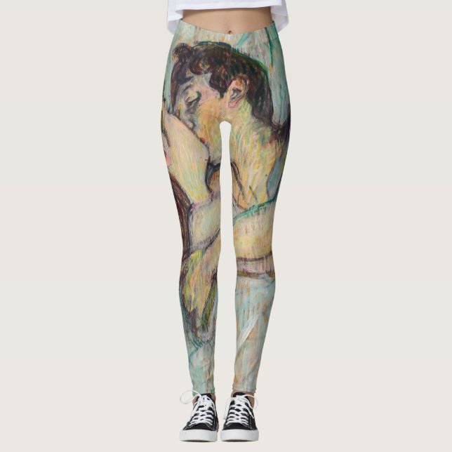 Leggings Toulouse-Lautrec - Au lit : Le baiser (Devant)
