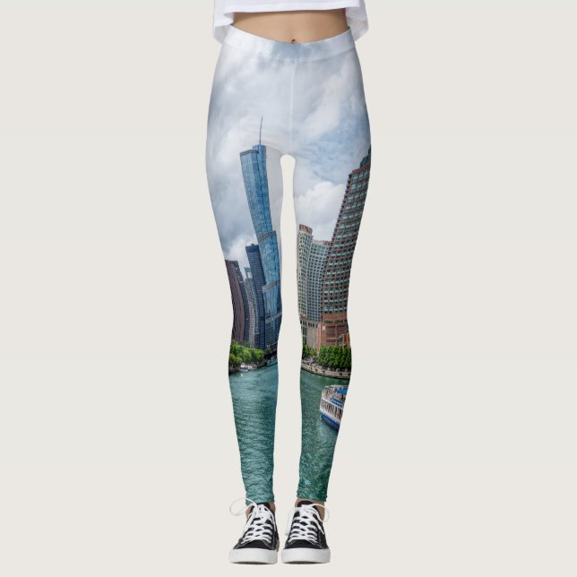 Leggings Tour de Chicago (Devant)