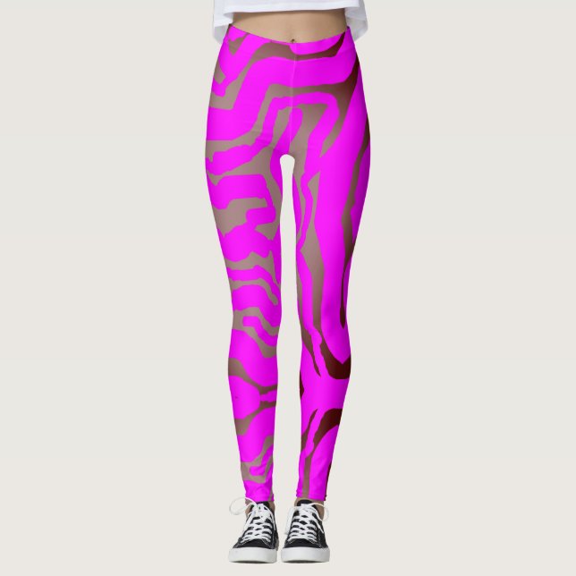 Leggings Tourbillon rose (Devant)