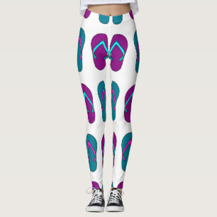 Leggings Tourner : Blanc Vintage.