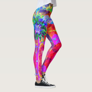 Leggings tournesol Abstrait de chakra psychédélique