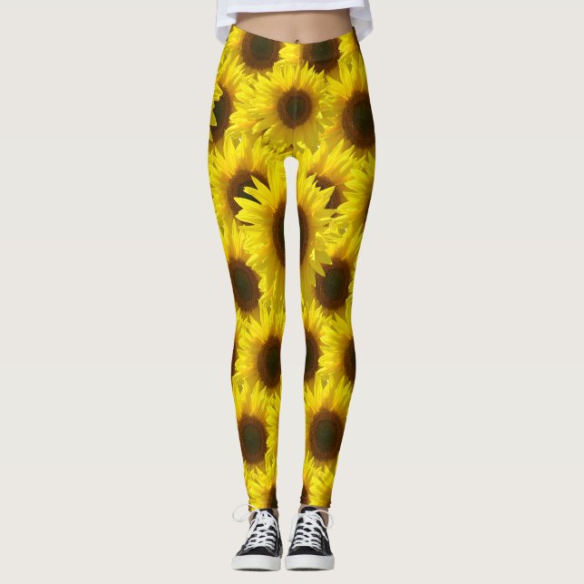 Leggings Tournesol captivant (Devant)