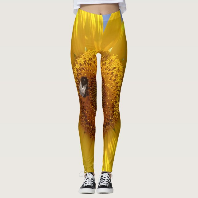 Leggings Tournesol jaune (Devant)