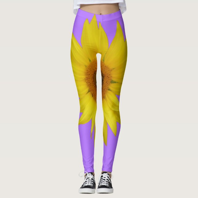 Leggings Tournesol violet (Devant)