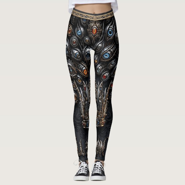 Leggings Tous les regards sur moi Couronne Graphique | Mode (Devant)