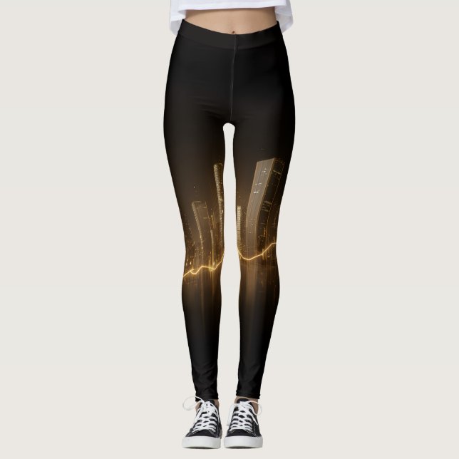 Leggings tout-imprimé pour femmes (Devant)