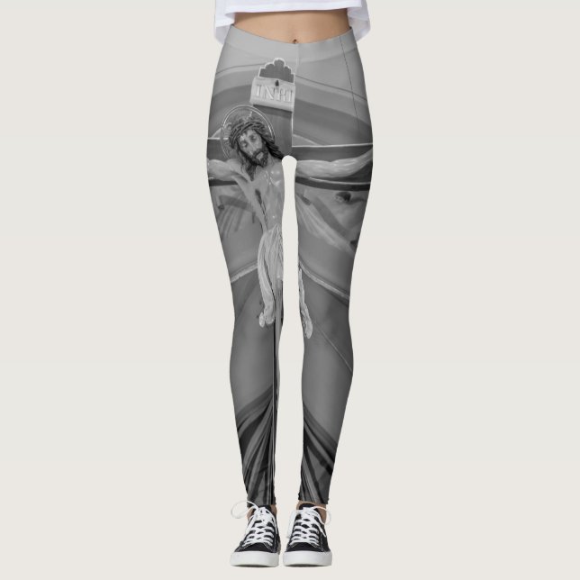 Leggings Tout pour vous niveaux de gris (Devant)