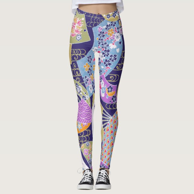 Leggings tout-sur-impression Conception de ventila (Devant)