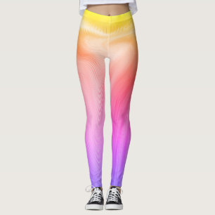 Leggings tout-sur-impression Pastel