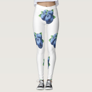 LEGGINGS TOUT SUR L'IMPRIMATION WILD BLUE BERRY LEGINGS