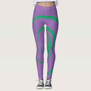 Leggings Toutes les légendes imprimées avec verdure