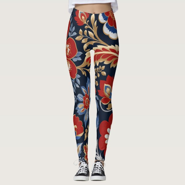 Leggings Tradition populaire russe (Devant)