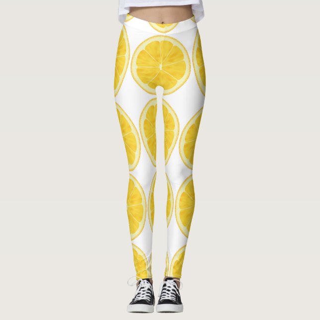 Leggings - Tranche de Citron (Devant)