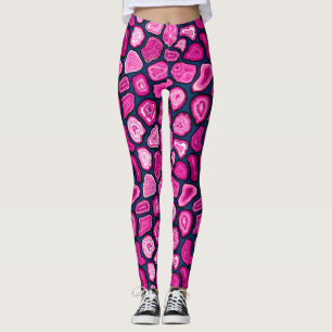Leggings Tranches d'agneau rose