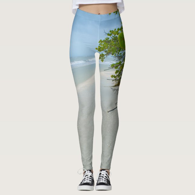 Leggings Tranquillité Sur L'Île De Sanibel (Devant)