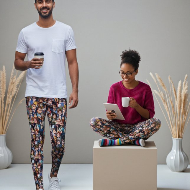 Leggings Travail stress noir  (Créateur téléchargé)