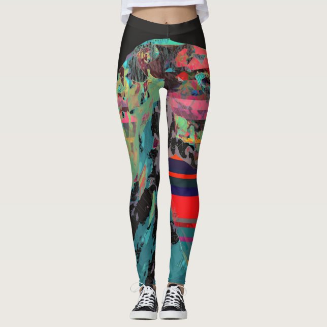Leggings Travailler à un rêve (Devant)